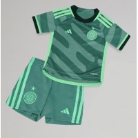 Camisa de Futebol Celtic Equipamento Alternativo Infantil 2023-24 Manga Curta (+ Calças curtas)